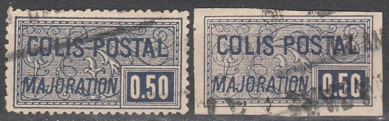 France #Q15, Q20 F-VF  Used CV $15.60 (K80)