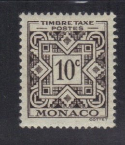 MONACO SCOTT #J28 MNH 10c  1946-57