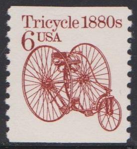 2126 Tricycle F-VF MNH transportation coil single