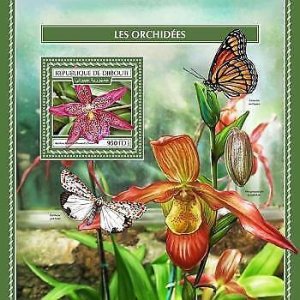 2017 Djibouti - Orchids. Michel Code: 1966 / Bl.1022  |  Scott Code: 1342