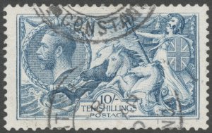 British Levant 1920 10s dull grey-blue used in Constantinople SGZ187 used