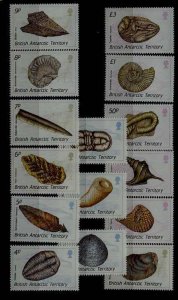 British Antarctic terr. 153-67 MNH Fossils SCV51.95