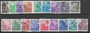 GERMANY DDR 155-171 VFU T517