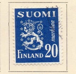 Finland 1950 Early Issue Fine Used 20p. NW-215532