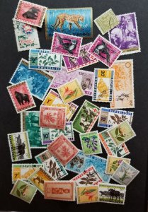 RWANDA Stamp Lot Used Unused MH T4989