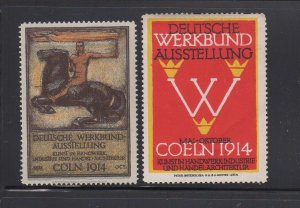 German Advertising Stamps - 1914 German Work Federation Exposition, Köln - MNH