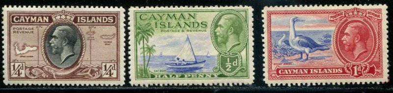 Cayman Islands SC# 58-7  King George V Local Views MH SCV $6.85