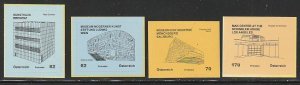 2012 Austria - Sc 2361-4 - MNH VF - 4 single - Architecture