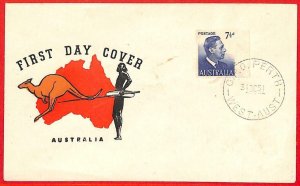 aa3735  - AUSTRALIA - POSTAL HISTORY - FDC Cover    1951   Royalty