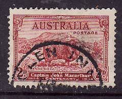 Australia-Sc#147-used 2p copper red-Marino sheep-1934-