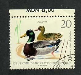 German Democratic Republic; Scott 1000; 1968;  Precanceled; NH; Birds