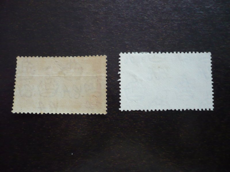 Stamps - Barbados - Scott# 186-187 - Used Part Set of 2 Stamps