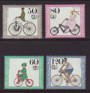 Germany Berlin Bicycles 9NB223-9NB226 MNH VF