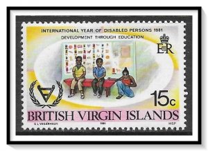 Virgin Islands #413 Year Of Disabled MNH