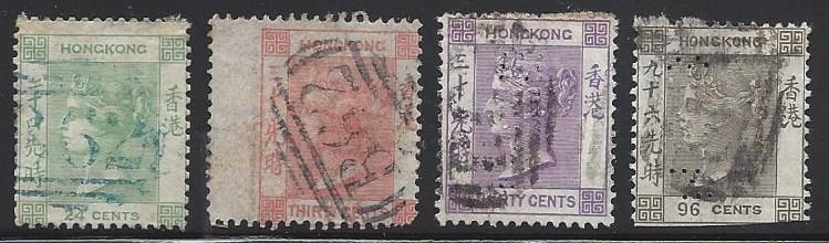 Hong Kong 18 19 20 24 CV $95