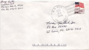 United States Fleet Post Office 29c Flag Over Mount Rushmore Coil 1992 U.S. N...