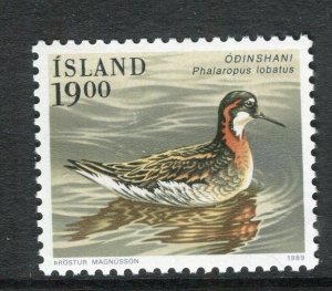 ICELAND; 1980s early Birds issue fine Mint 19k. value