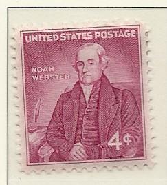US #1121 4c Noah Webster   (MNH) CV $0.25
