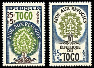 Togo B15-B16, MNH, World Refugee Year