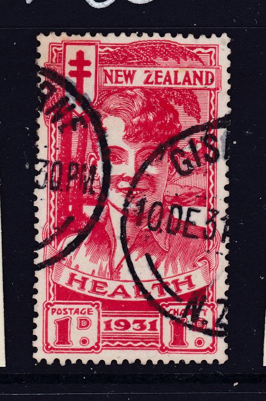 New Zealand the 1931 Red Boy Health stamp  used