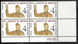 United States - Scott #1145  Plate Block  VF- (NH) - 4c - Plate Block of 4