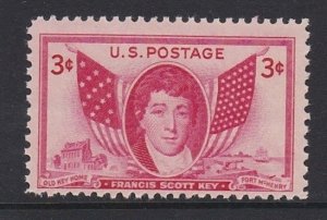 962 Francis Scott Key MNH