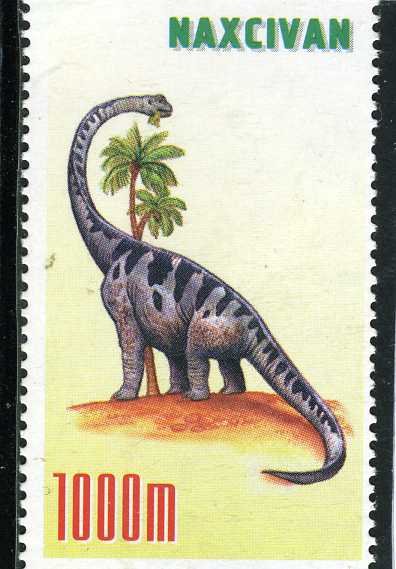 Nakhchivan Republic 1997 DINOSAURS 1 value Perforated Mint (NH)
