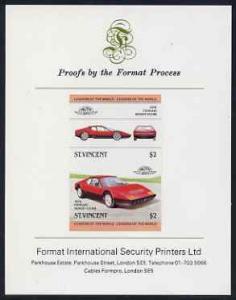 St Vincent 1983 $2 Ferrari Boxer  512BB (1976) imperf se-...