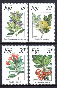 Fiji 1984 Flowers Complete Mint MNH Set SG 680-683