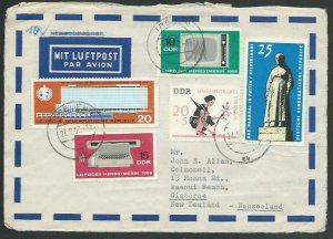 EAST GERMANY 1967 airmail cover to New Zealand.............................58001