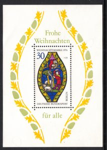 Germany B537 Christmas Souvenir Sheet MNH VF