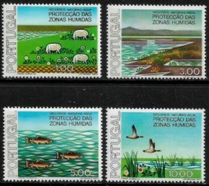 Portugal #1307-10 MNH Set - Protection of Wetlands