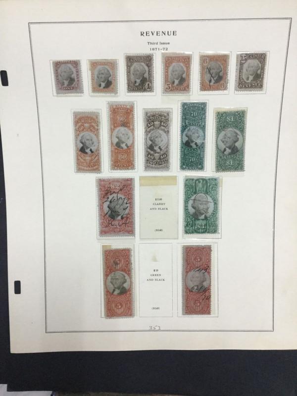 MOMEN: US # REVENUES COLLECTION ON (8) ALBUM PAGES $ #9060