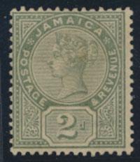 Jamaica SG 28a Used / FU  SC # 25a  see details  Kingston cancel