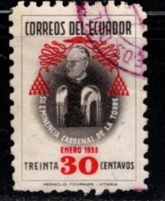 Ecuador - #582 Carlos Maria Cardinal de la Torre - Used