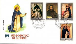 Vatican FDC 1971 - San Domenico Di Guzman - Filgraf Cachet - F30758