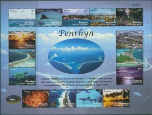 Cook Islands Penrhyn 2011 SG588 Tourism Island Views MS MNH