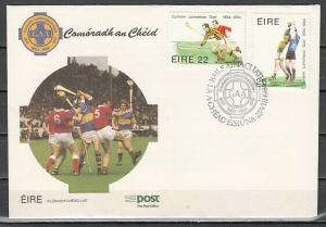 Ireland, Scott cat. 598-599. Athletic Assoc. Sports issue. First day cover. ^