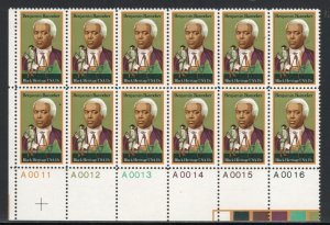 ALLY'S STAMPS US Plate Block Scott #1804 15c Ben Banneker [12] MNH [A-LL]