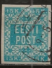 Estonia || Scott # 2 - Used