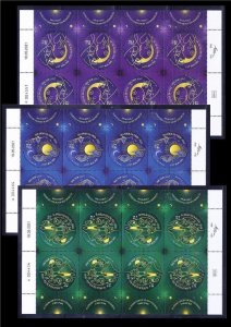 ISRAEL 3 SHEETS 8 STAMPS FESTIVALS 2021 ECCLESIASTES SCROLL MNH