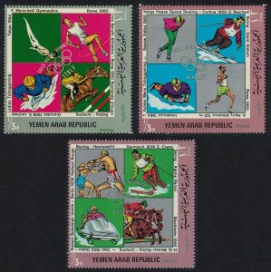 Yemen Olympic Winners 3v 1970 MNH MI#1271=1277