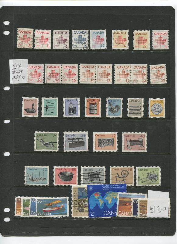 Canada Collection from 1870 to 1976 M/U Cat. Value $675