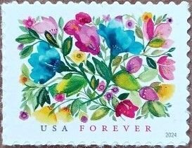 U.S.#5849 Celebration Blooms 68c Single, MNH.