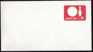US - Scott U563 - Bowling Envelope - Unused 
