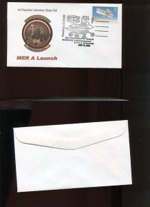 MER A MARS ROVER LAUNCH JET PROPULSION LAB JUNE 10 2003 COVER (HR1444)