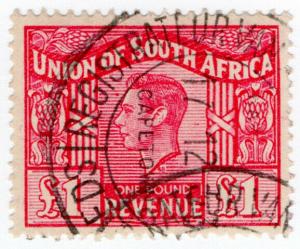 (I.B) South Africa Revenue : Duty Stamp £1