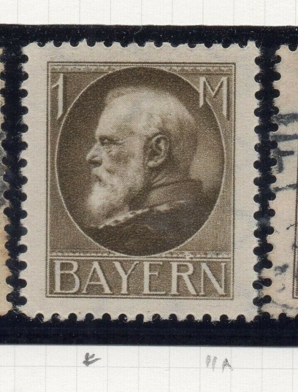 Bayern 1914-20 Early Issue Fine Mint Hinged 1M. NW-10858