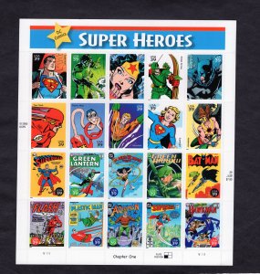 4084 Super Heroes, MNH sheet/20 (#V1111)