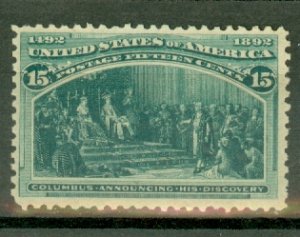 AV: US 238 MNH CV $600